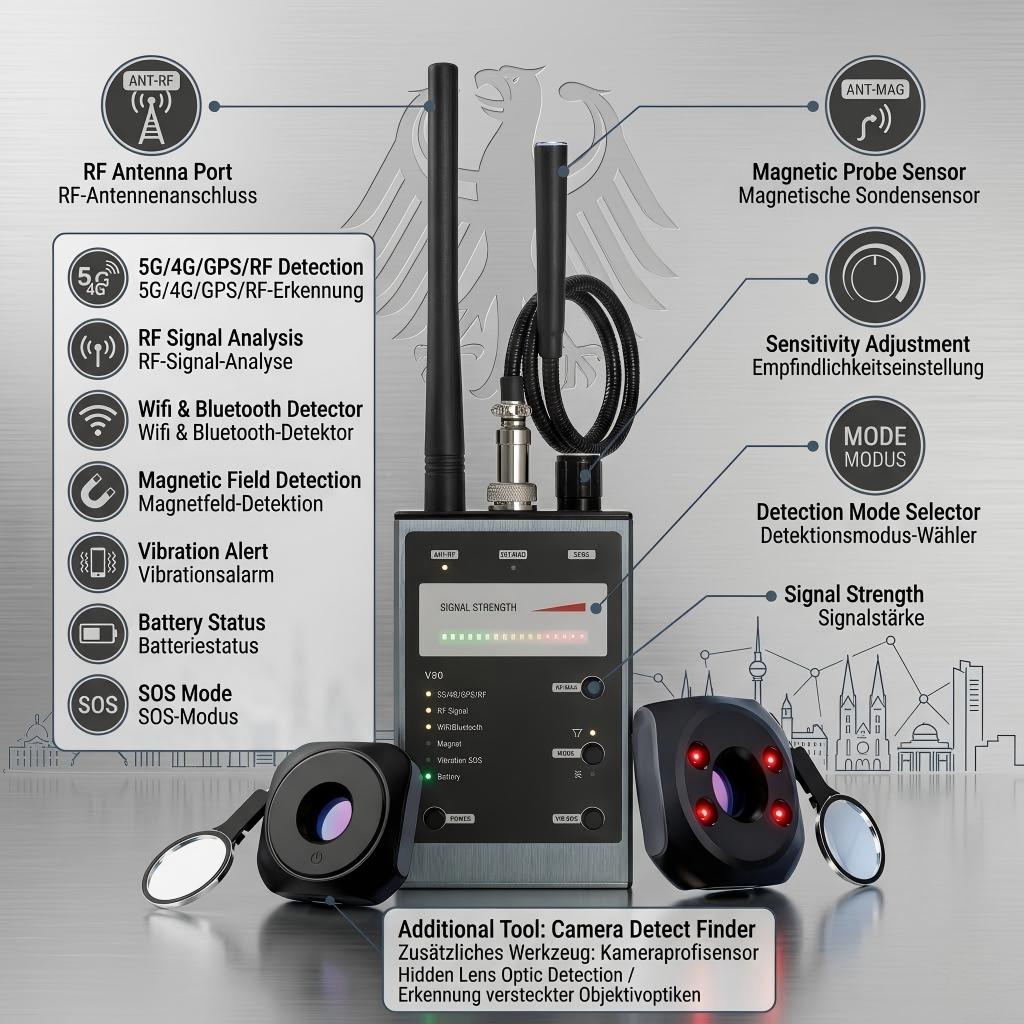 Bug Hunter Tracker Detector