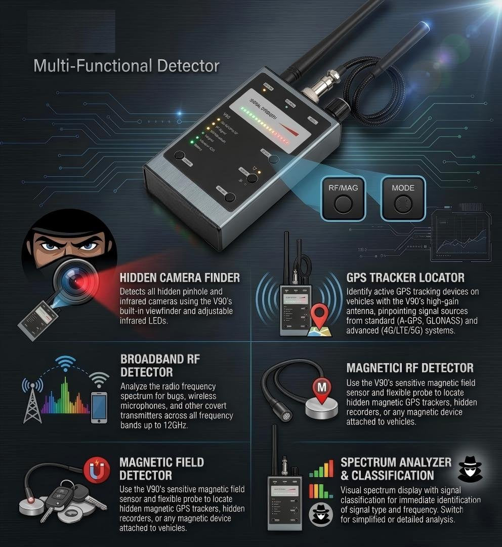 Bug Hunter Tracker Detector