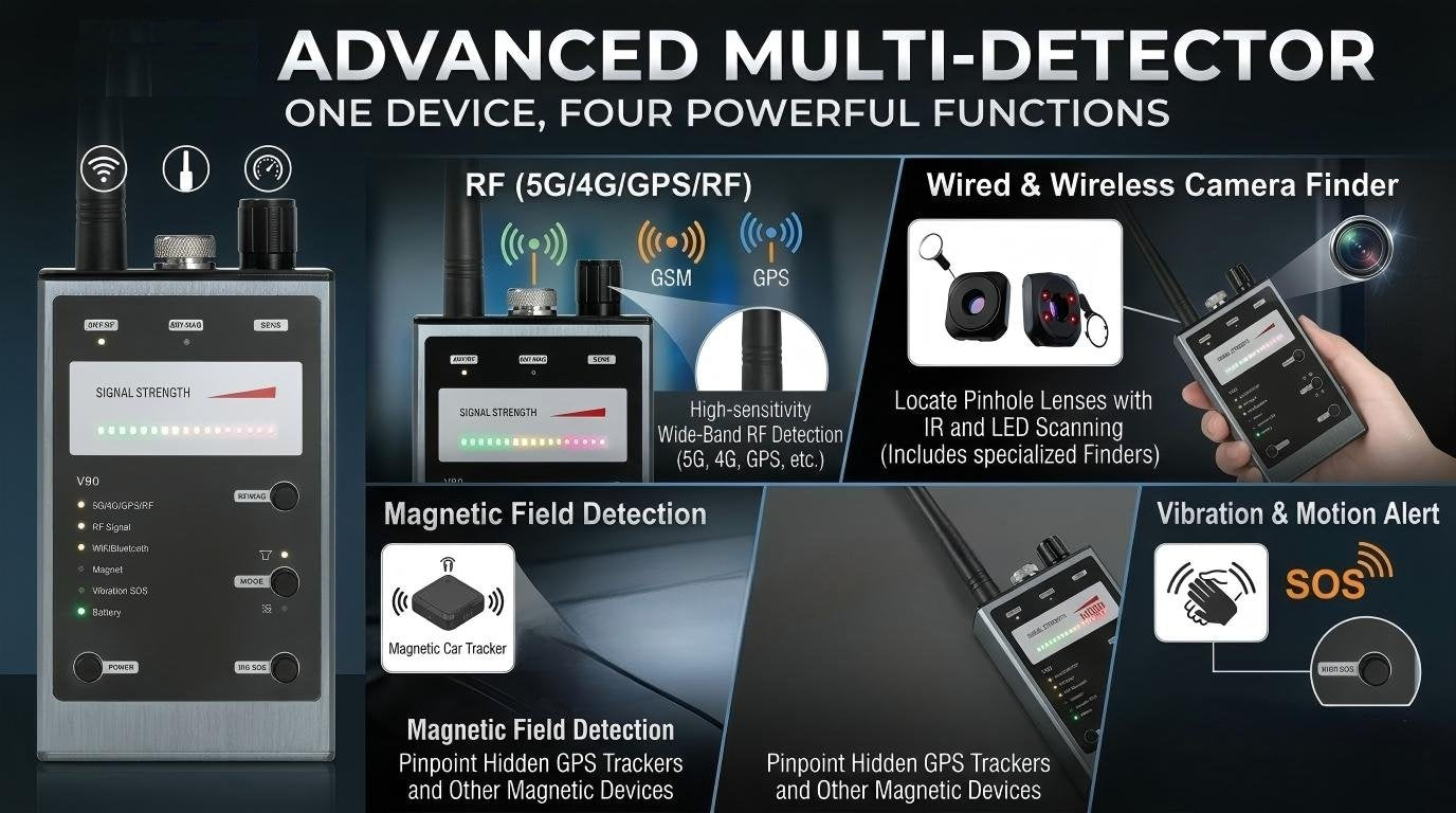 Bug Hunter Tracker Detector