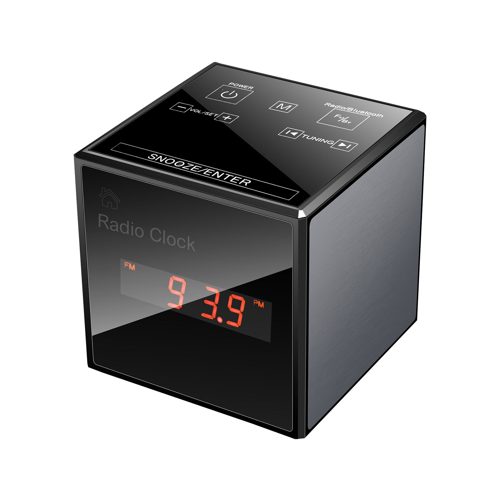 Radio Alarm Clock with Built in Camera Night Vision Wi-Fi