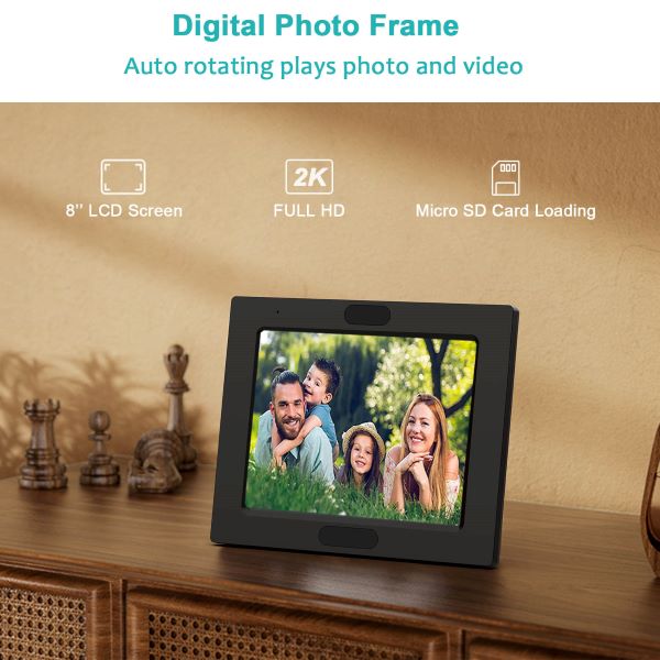 Digital Picture Frame Clock Camera