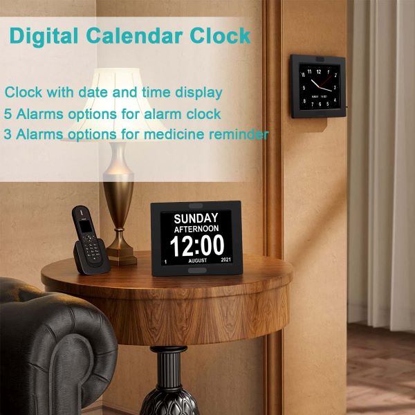 Digital Picture Frame Clock Camera