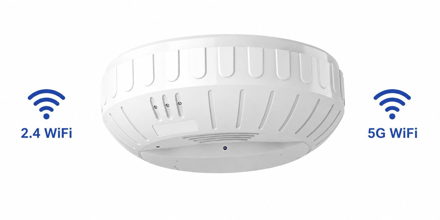 Smoke Alarm Wi-Fi Camera Rotatable