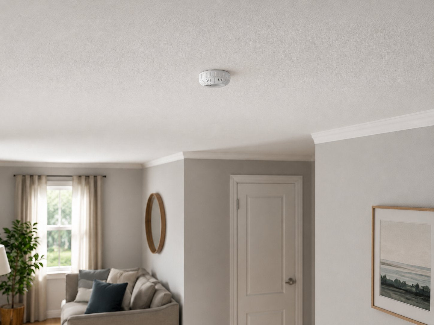 Smoke Alarm Wi-Fi Camera Rotatable