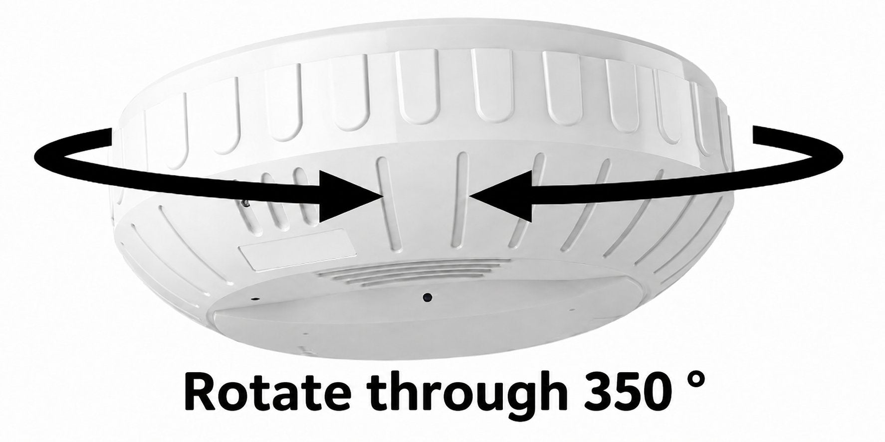 Smoke Alarm Wi-Fi Camera Rotatable