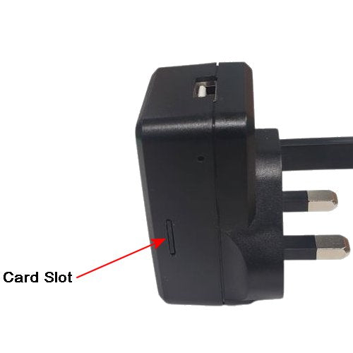 USB Mains Charger with Built in Camera HD