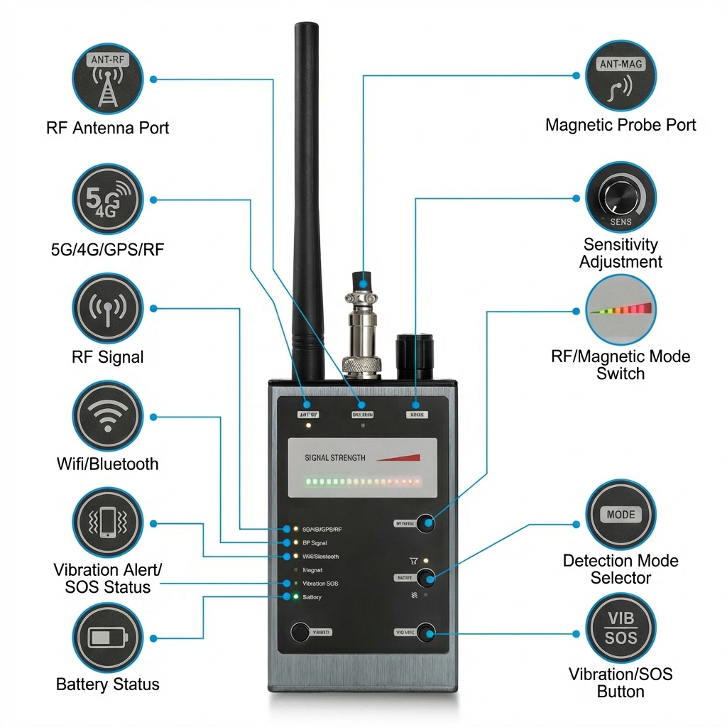Bug Hunter Tracker Detector