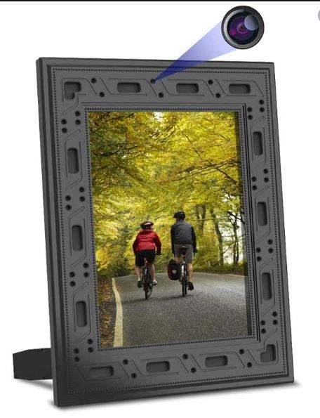 Picture Frame with Built in Wi-Fi Camera