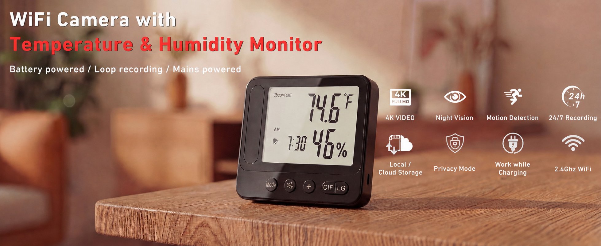 Weather Station Camera Wi-Fi